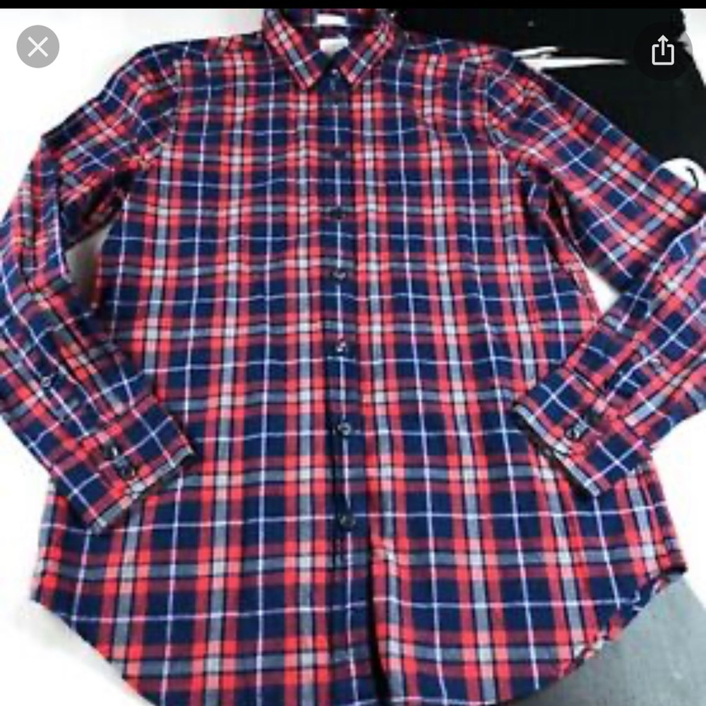 Jcrew boyfriend fit plaid shirt size small